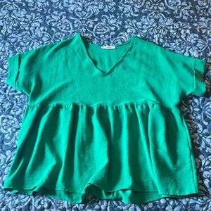 Green Womens Top